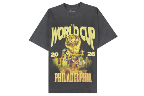 T-shirt with World Cup 2023 Philadelphia graphic on a white background