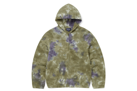 Camouflage hoodie on a white background