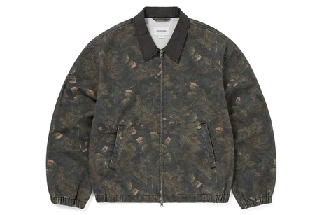 Camouflage Floral  jacket on a white background