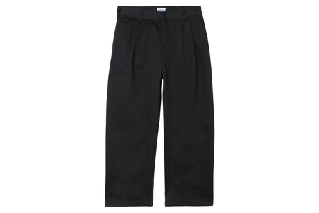 Black pants on a white background