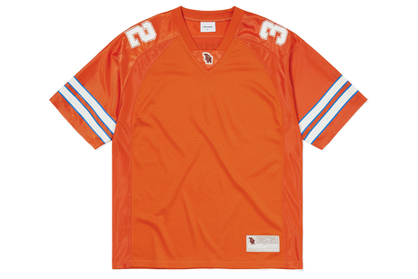 Orrange Football Jersey on white background