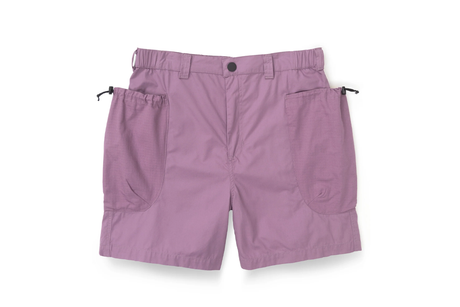 Purple shorts  on a white background