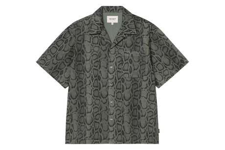 Leopard print shirt on a white background