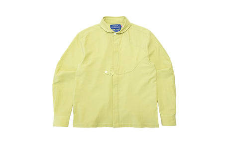 Light green jacket on a white background